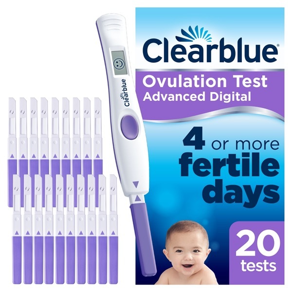 Buy Clearblue Advanced Digital Ovulation Kit Test (Dual Hormone) 20 ...